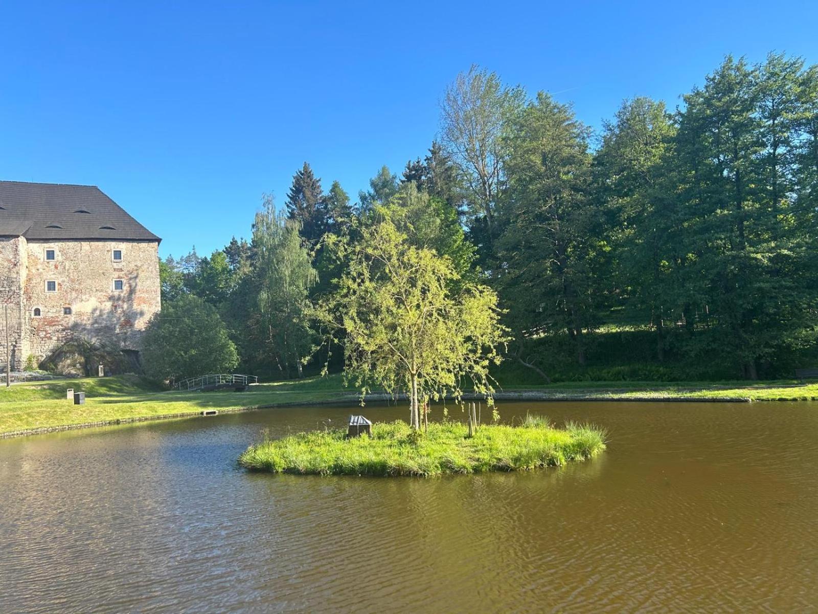 Hrad Vildstejn Hotel Skalná Buitenkant foto