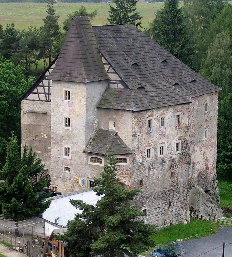 Hrad Vildstejn Hotel Skalná Buitenkant foto