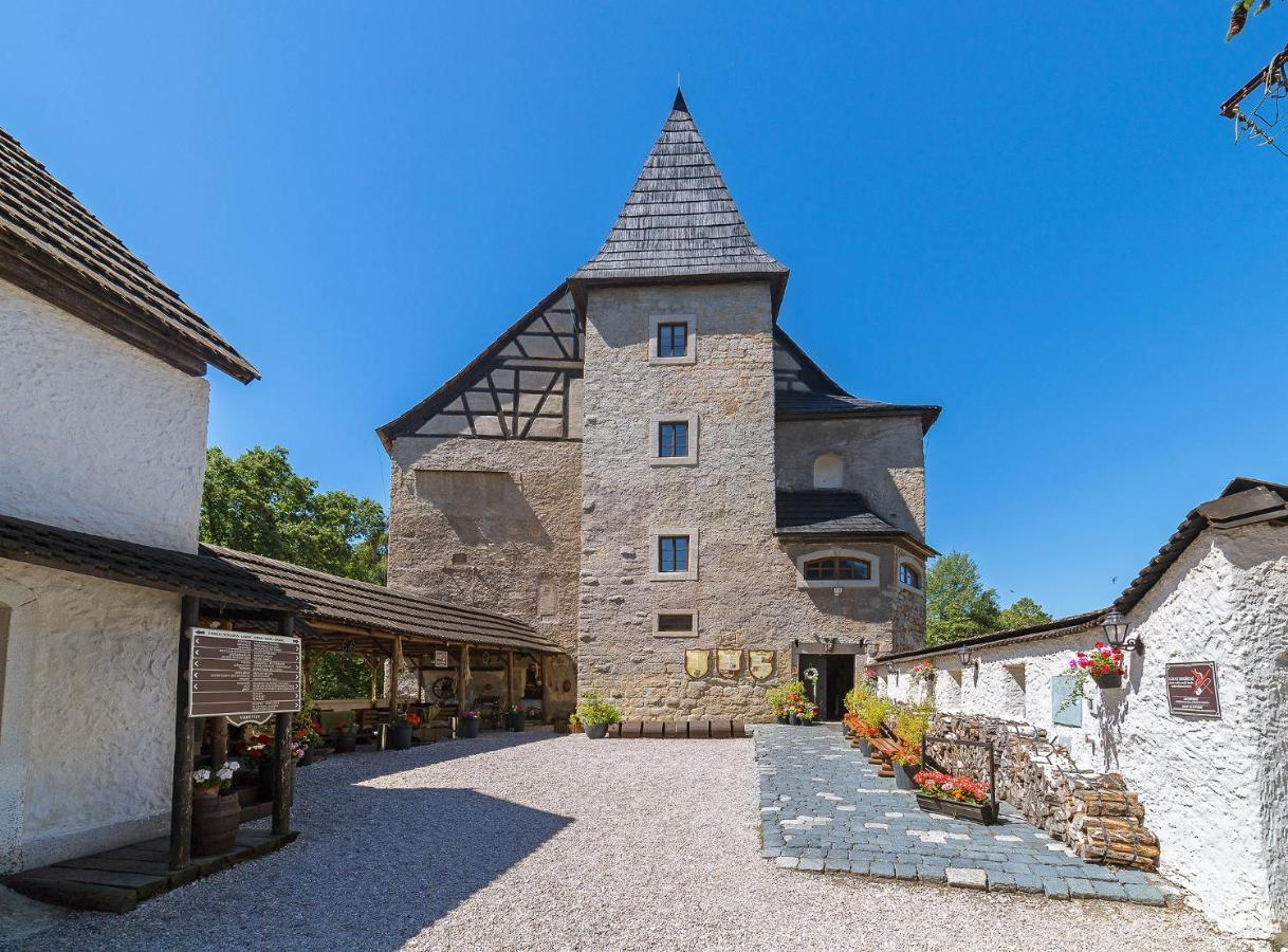 Hrad Vildstejn Hotel Skalná Buitenkant foto